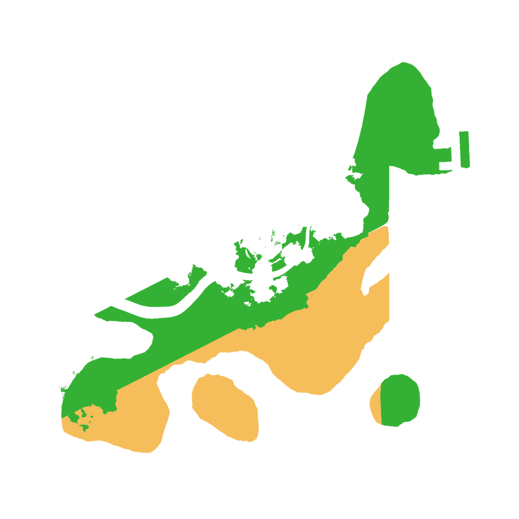 Biome Rust Map: Procedural Map, Size: 2222, Seed: 12333
