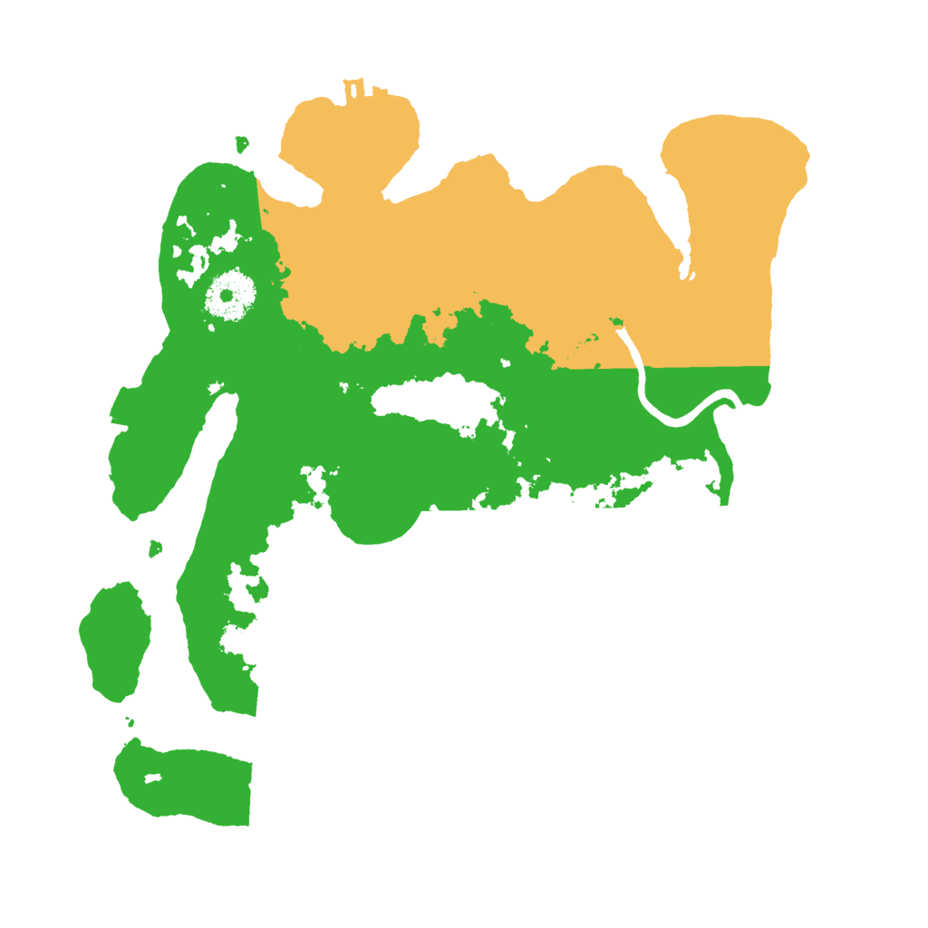 Biome Rust Map: Procedural Map, Size: 2850, Seed: 709335477