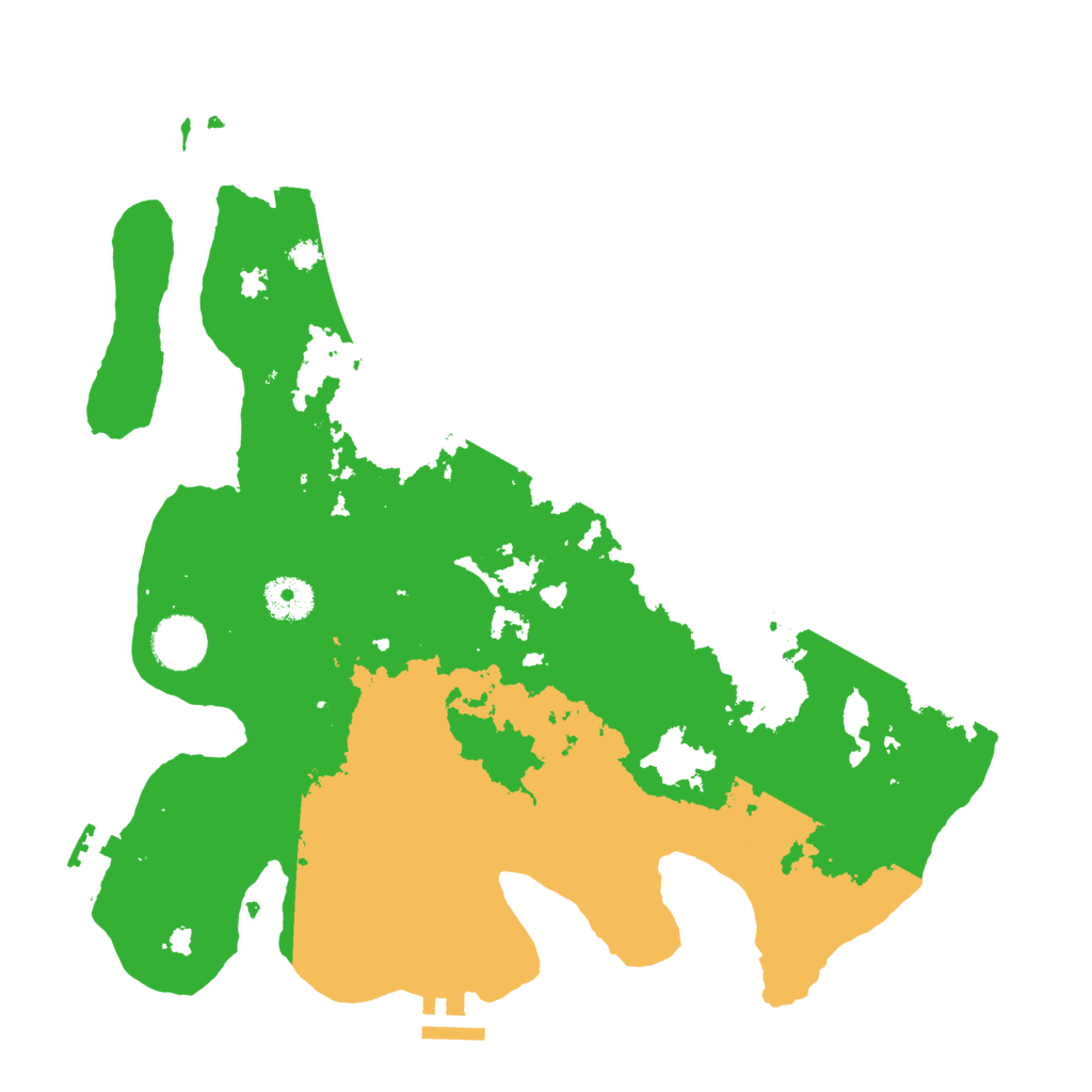 Biome Rust Map: Procedural Map, Size: 3500, Seed: 1093634813