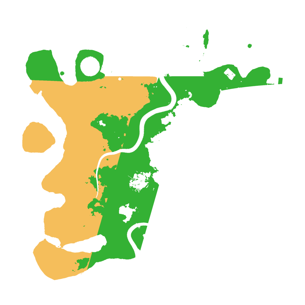 Biome Rust Map: Procedural Map, Size: 3000, Seed: 617190009