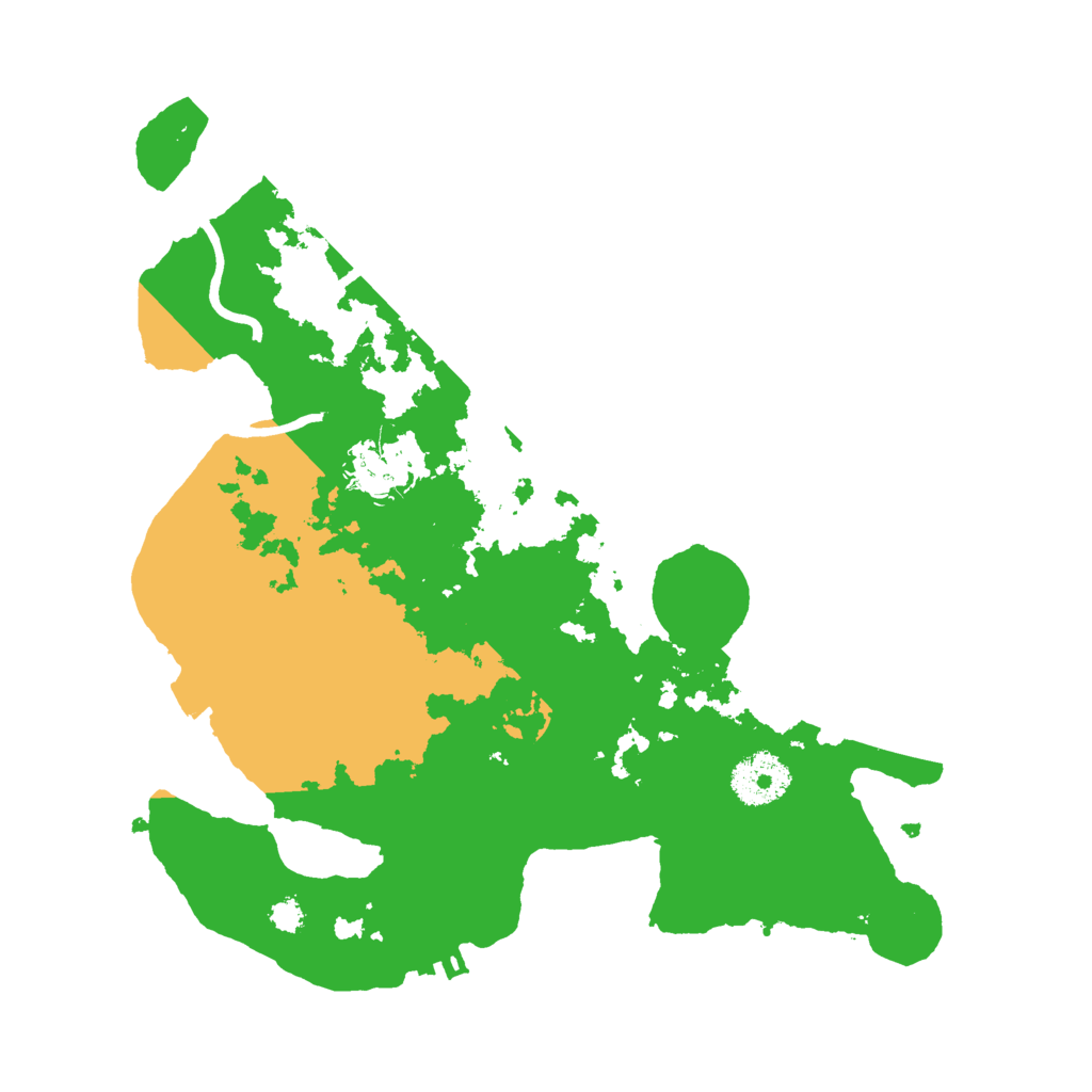 Biome Rust Map: Procedural Map, Size: 3000, Seed: 6170842