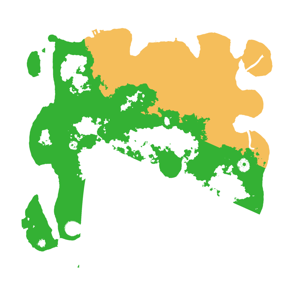 Biome Rust Map: Procedural Map, Size: 3500, Seed: 23001636