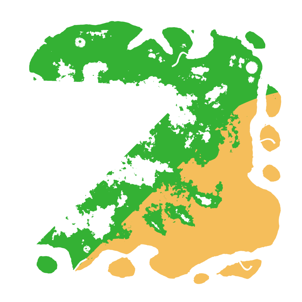 Biome Rust Map: Procedural Map, Size: 4500, Seed: 199425882