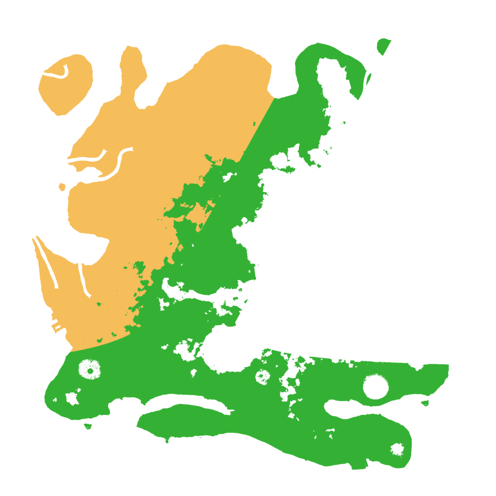 Biome Rust Map: Procedural Map, Size: 3500, Seed: 689120634