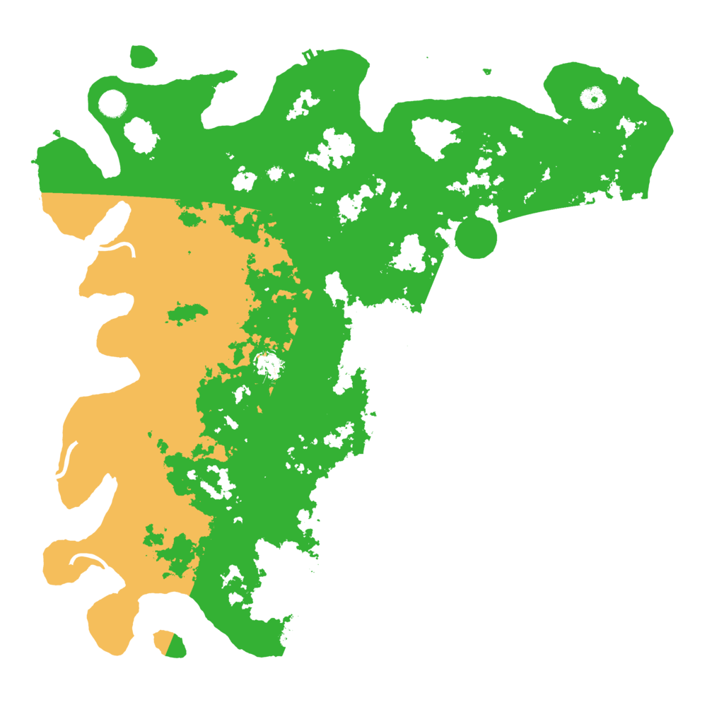 Biome Rust Map: Procedural Map, Size: 4600, Seed: 800553236