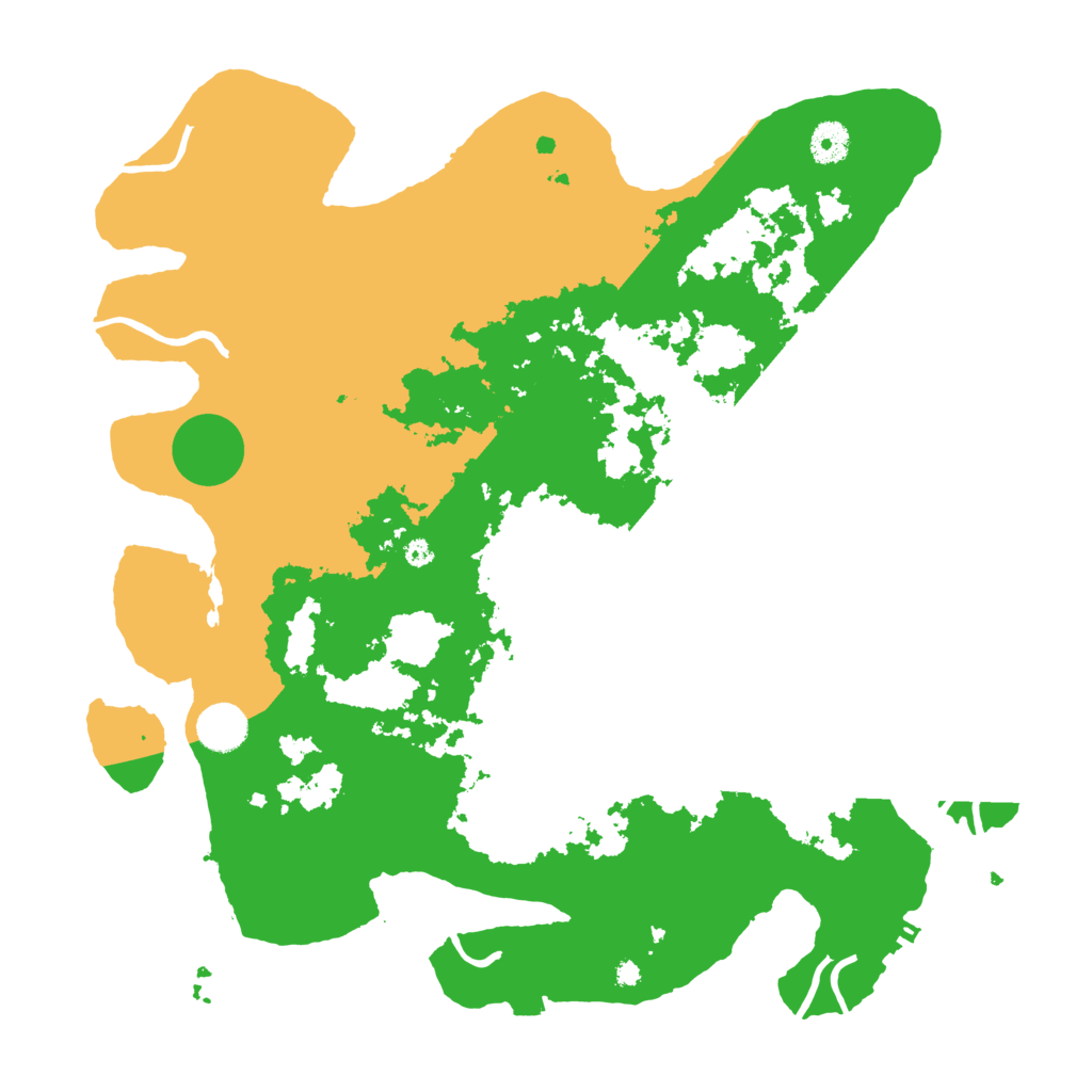 Biome Rust Map: Procedural Map, Size: 4000, Seed: 12450