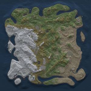 Thumbnail Rust Map: Procedural Map, Size: 4500, Seed: 1782227836, 19 Monuments