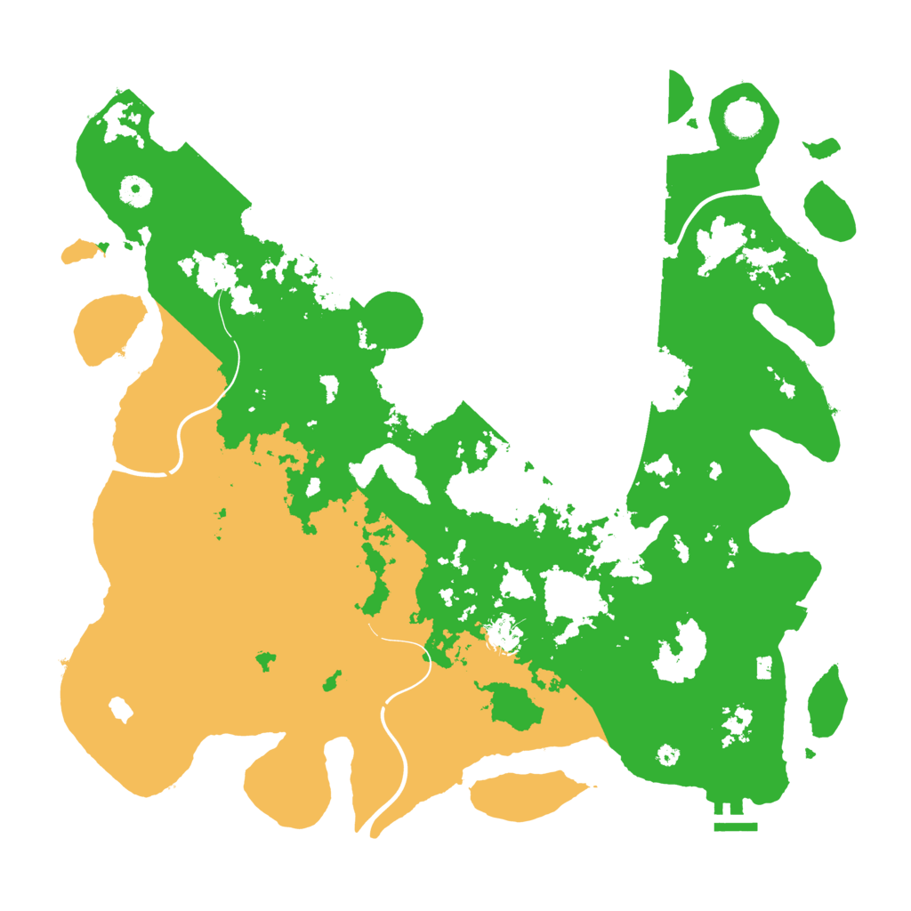 Biome Rust Map: Procedural Map, Size: 4250, Seed: 489744523