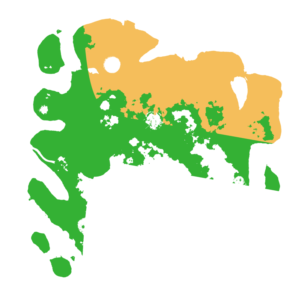 Biome Rust Map: Procedural Map, Size: 3300, Seed: 1997757248