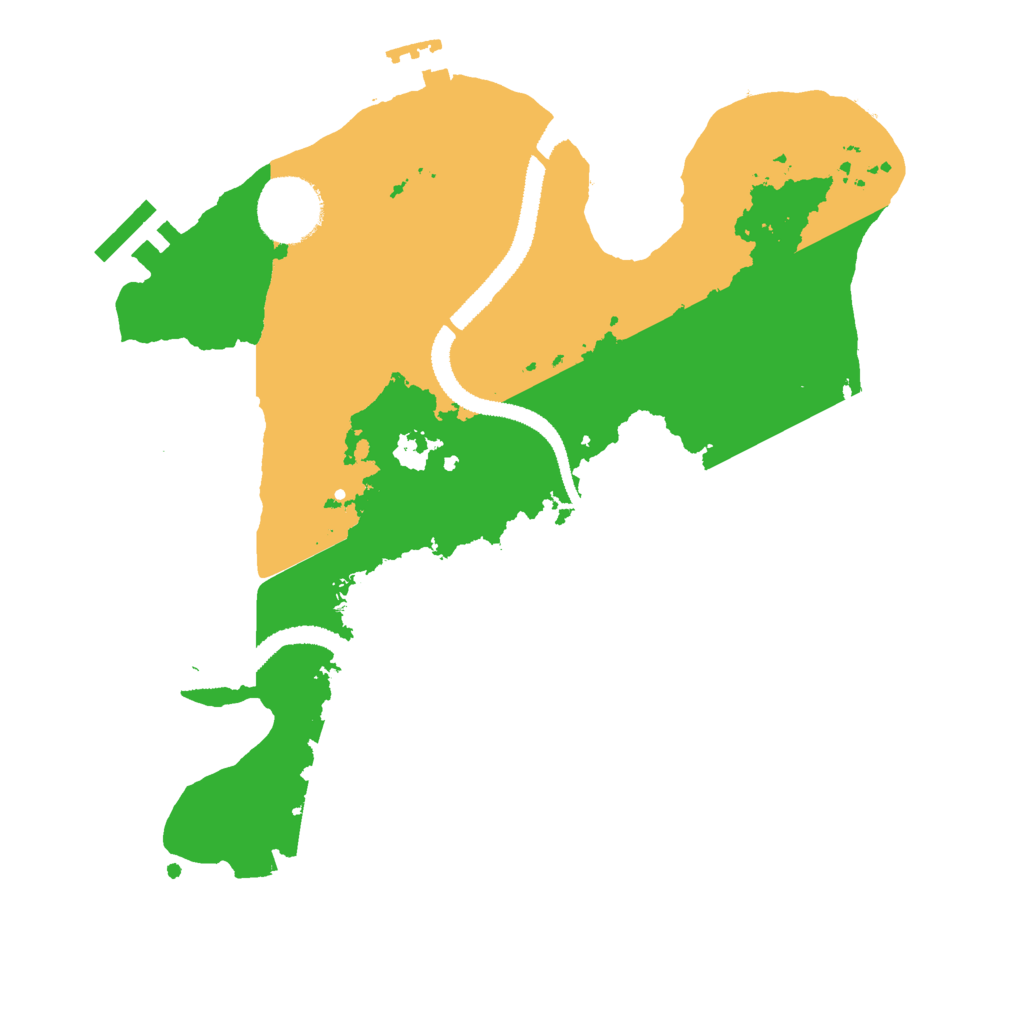 Biome Rust Map: Procedural Map, Size: 2780, Seed: 849265201