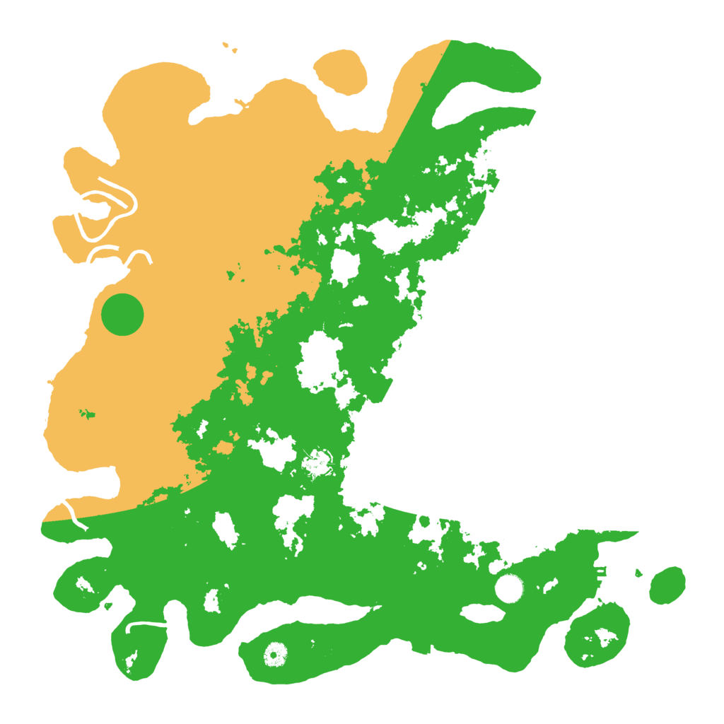 Biome Rust Map: Procedural Map, Size: 4500, Seed: 810