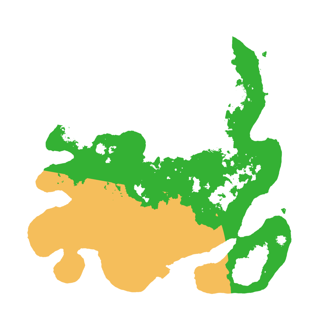 Biome Rust Map: Procedural Map, Size: 3000, Seed: 2034805549