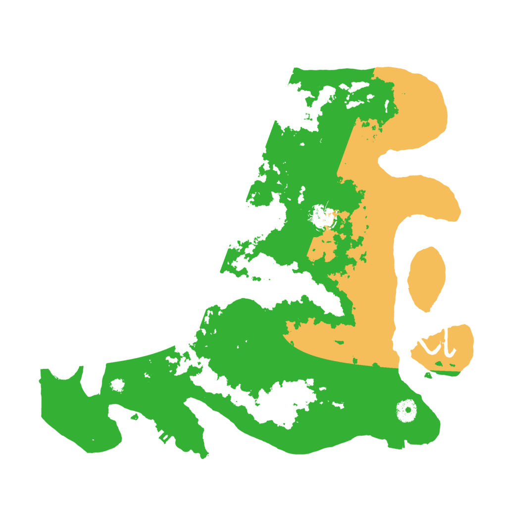 Biome Rust Map: Procedural Map, Size: 3500, Seed: 975084126