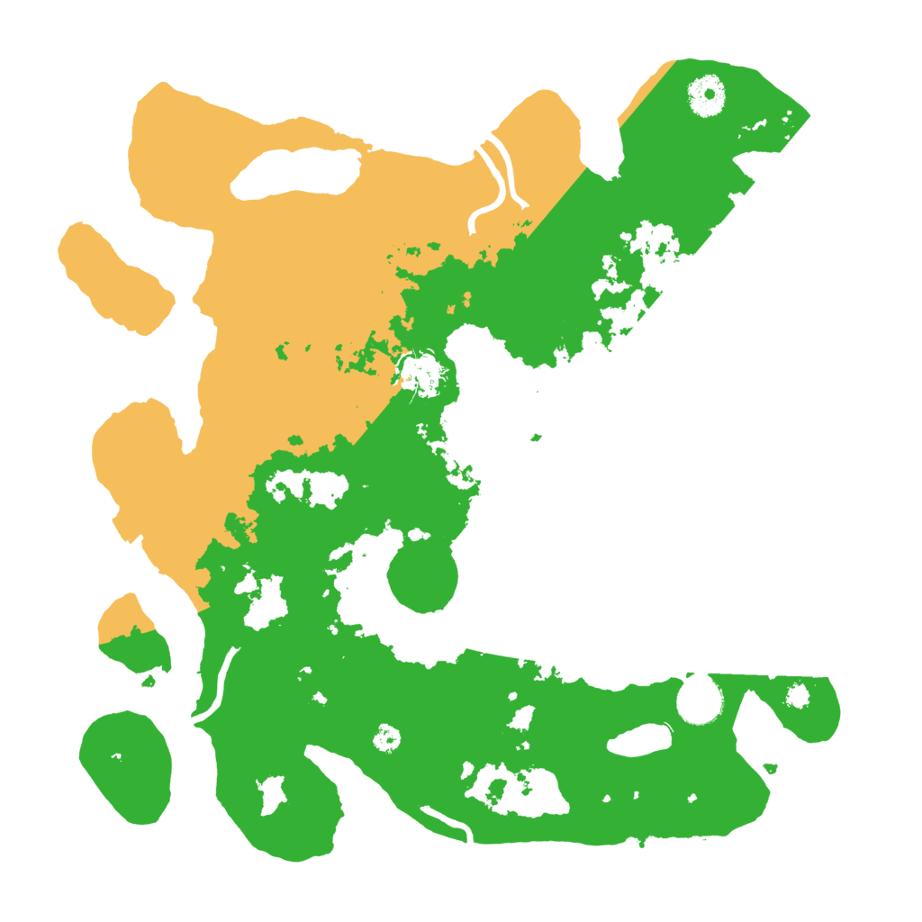 Biome Rust Map: Procedural Map, Size: 3500, Seed: 43717965