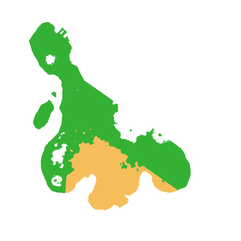 Biome Rust Map: Procedural Map, Size: 2250, Seed: 154286510