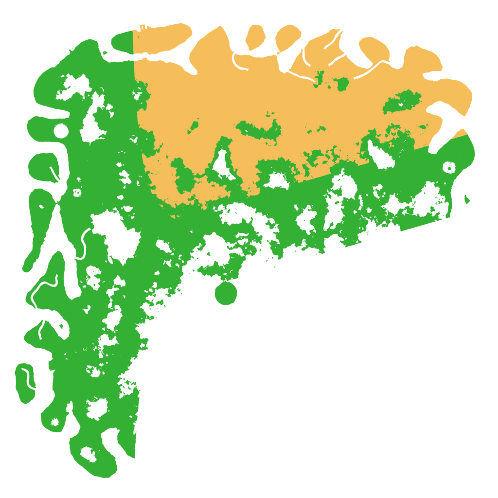 Biome Rust Map: Procedural Map, Size: 6000, Seed: 1171980313