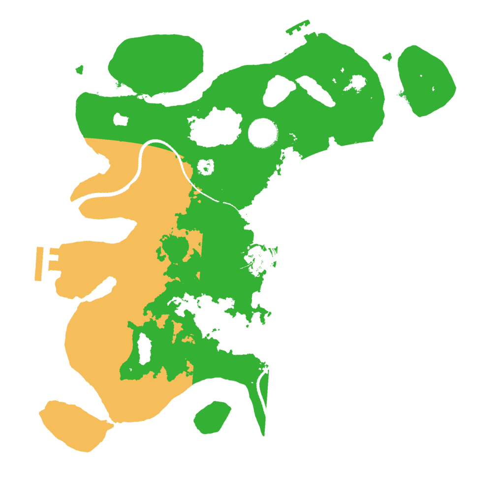Biome Rust Map: Procedural Map, Size: 3000, Seed: 1934860