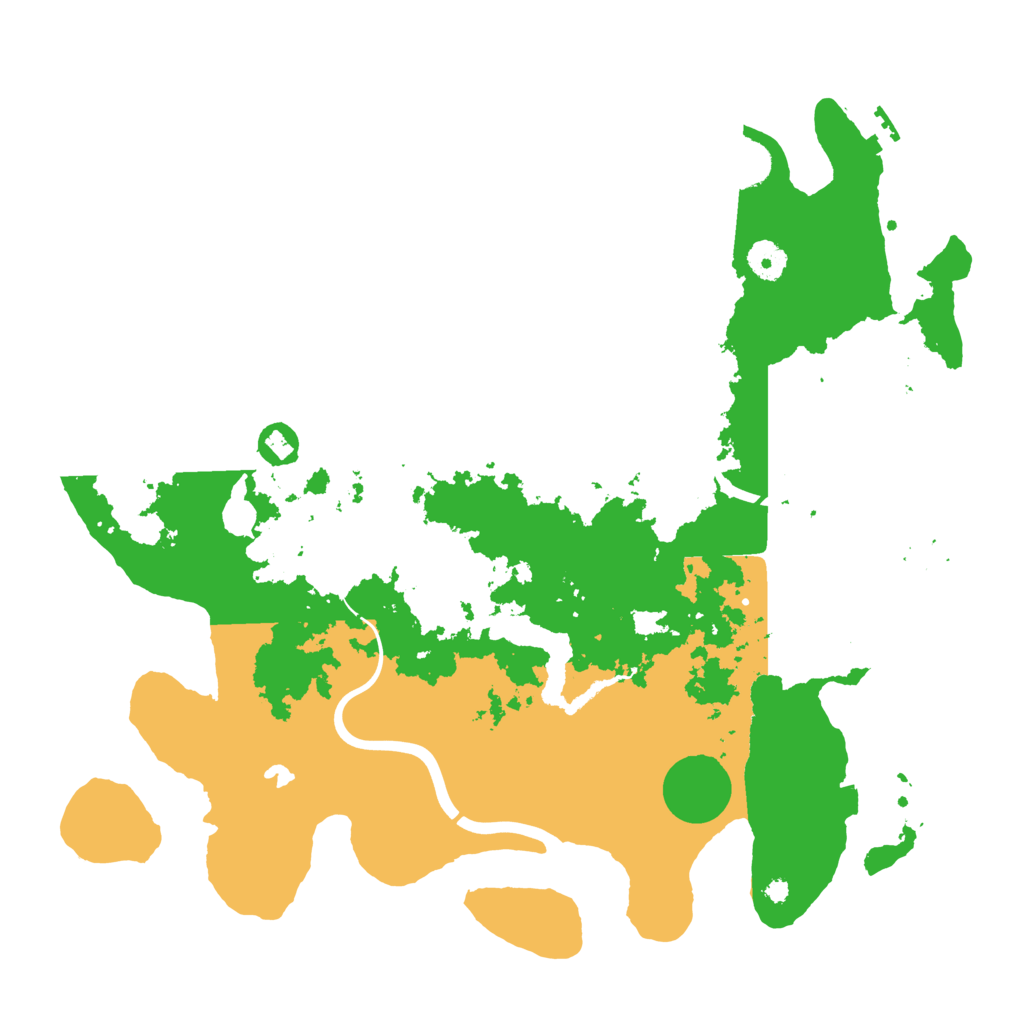 Biome Rust Map: Procedural Map, Size: 4000, Seed: 1018354980