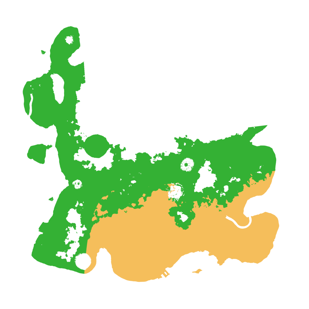 Biome Rust Map: Procedural Map, Size: 3500, Seed: 15641248