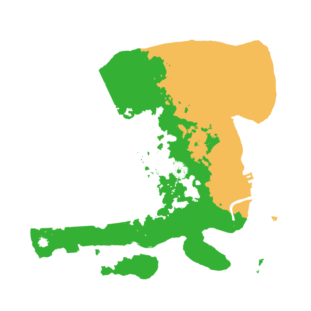 Biome Rust Map: Procedural Map, Size: 2800, Seed: 907901962