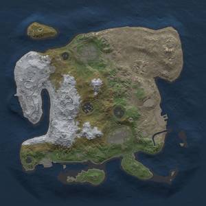 Thumbnail Rust Map: Procedural Map, Size: 2800, Seed: 907901962, 11 Monuments