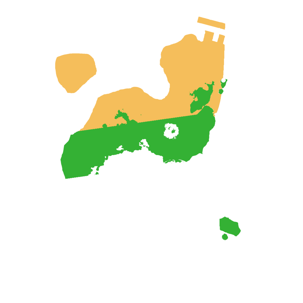 Biome Rust Map: Procedural Map, Size: 2000, Seed: 1861906071