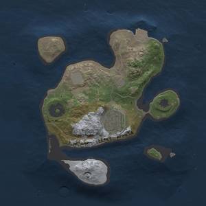 Thumbnail Rust Map: Procedural Map, Size: 2000, Seed: 1861906071, 4 Monuments