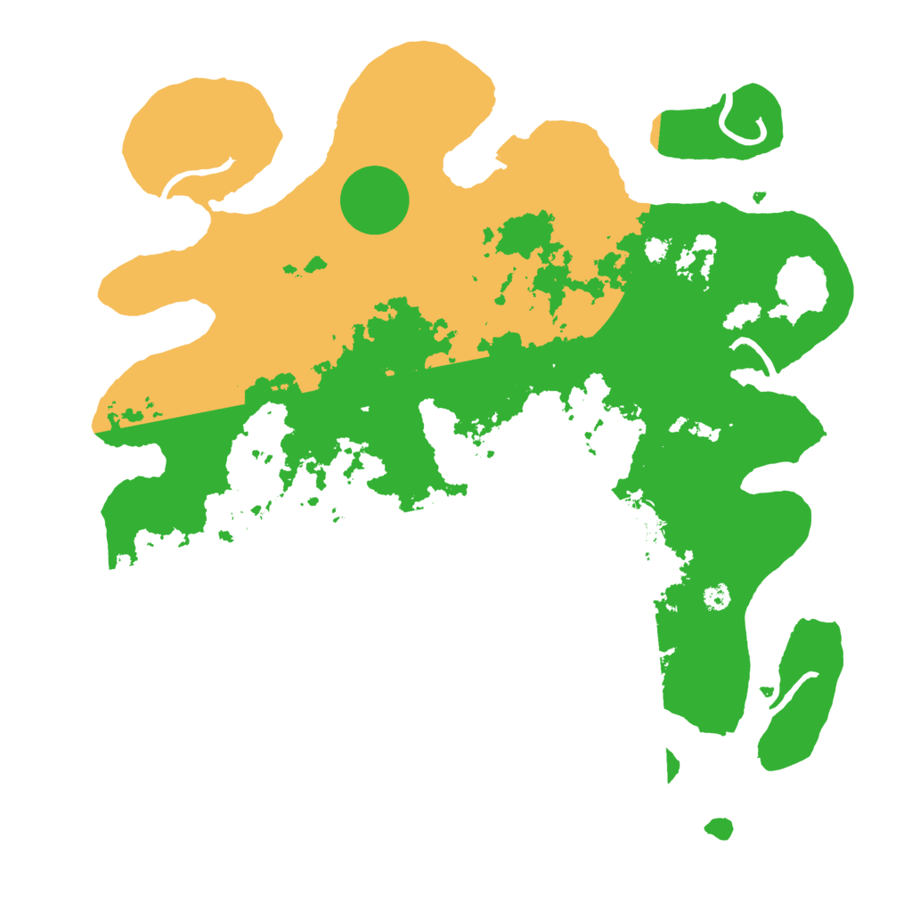 Biome Rust Map: Procedural Map, Size: 3500, Seed: 7437345