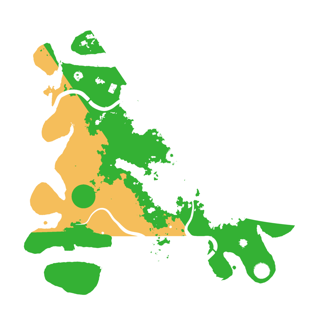Biome Rust Map: Procedural Map, Size: 3500, Seed: 926227526