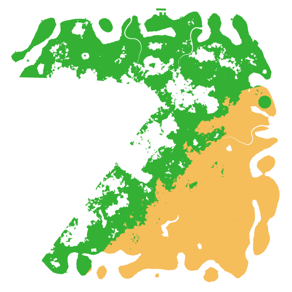Biome Rust Map: Procedural Map, Size: 6000, Seed: 767352763