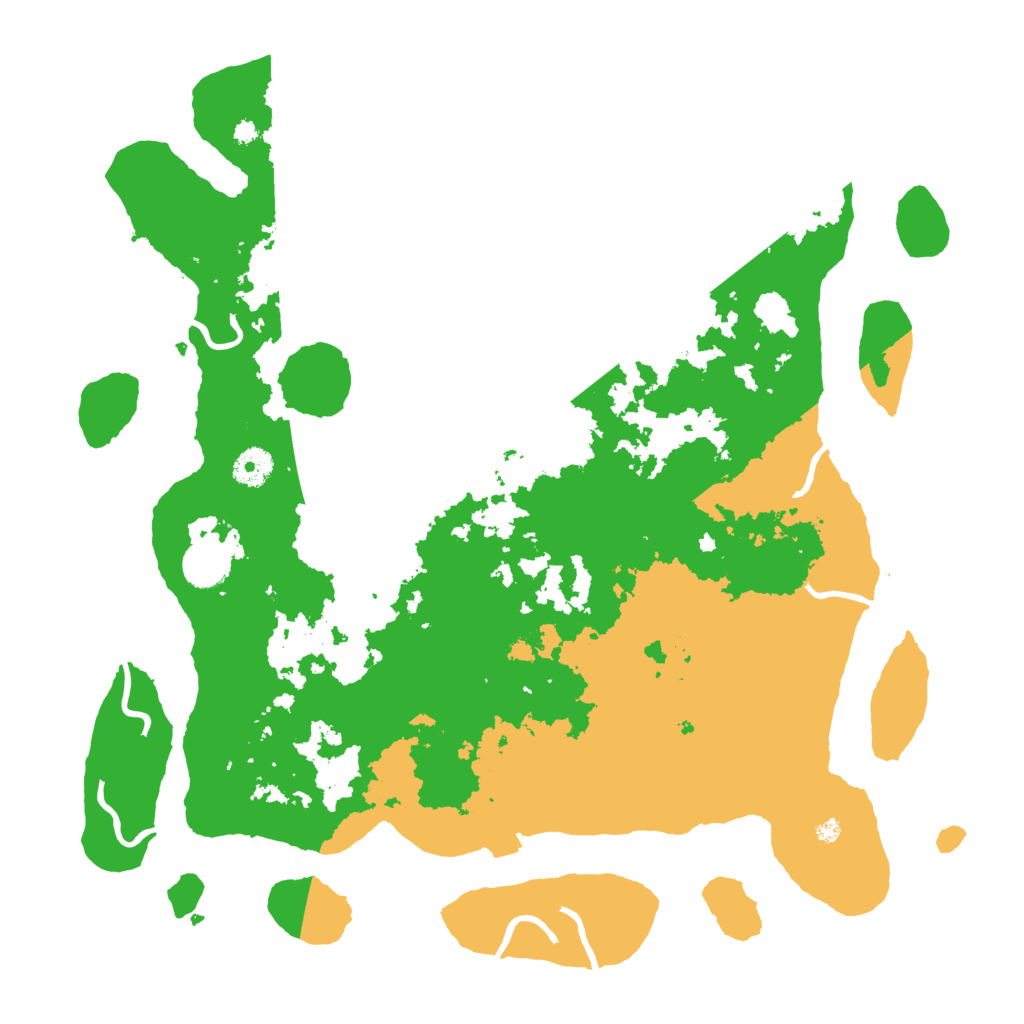 Biome Rust Map: Procedural Map, Size: 3950, Seed: 253500897