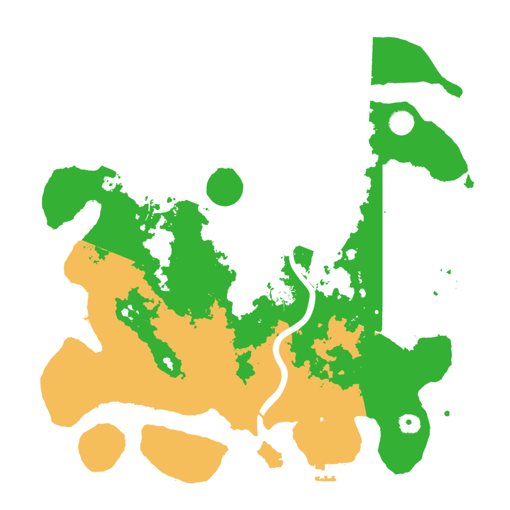 Biome Rust Map: Procedural Map, Size: 3700, Seed: 1339288514