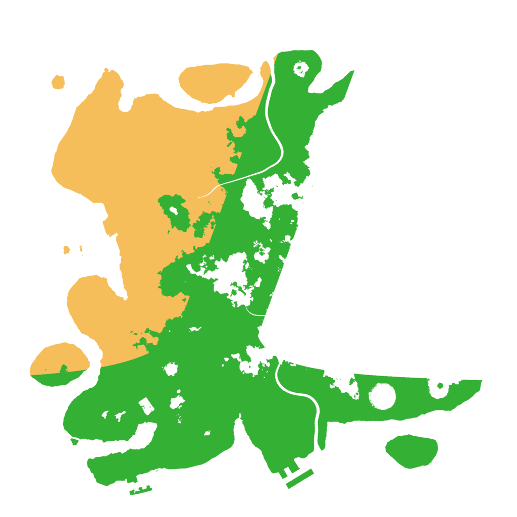 Biome Rust Map: Procedural Map, Size: 3500, Seed: 796353901