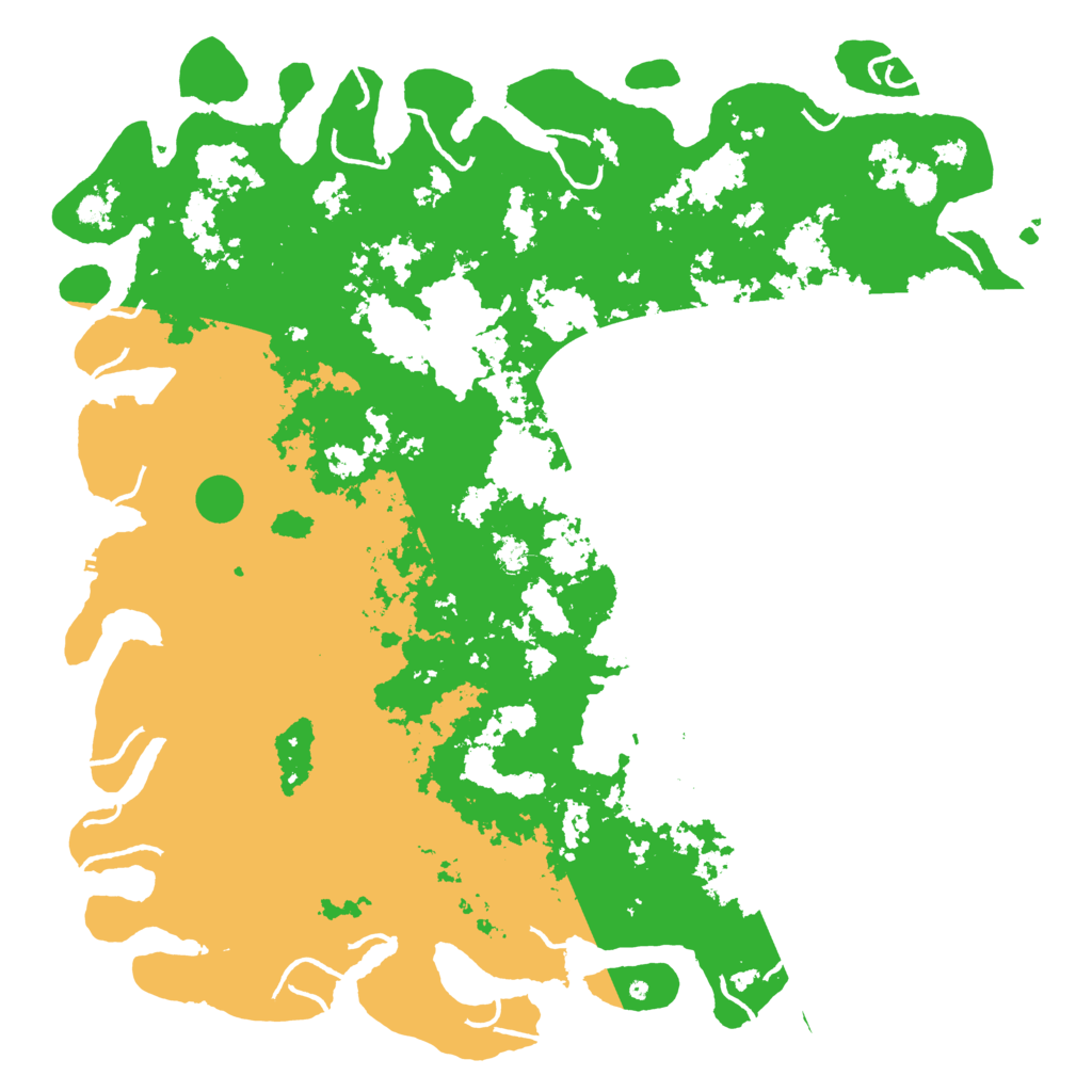 Biome Rust Map: Procedural Map, Size: 6000, Seed: 1234738540