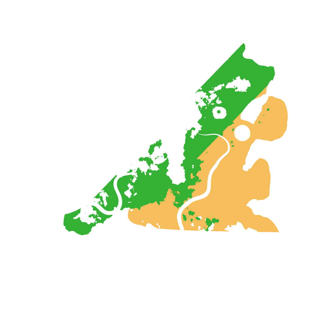 Biome Rust Map: Procedural Map, Size: 3500, Seed: 380674026