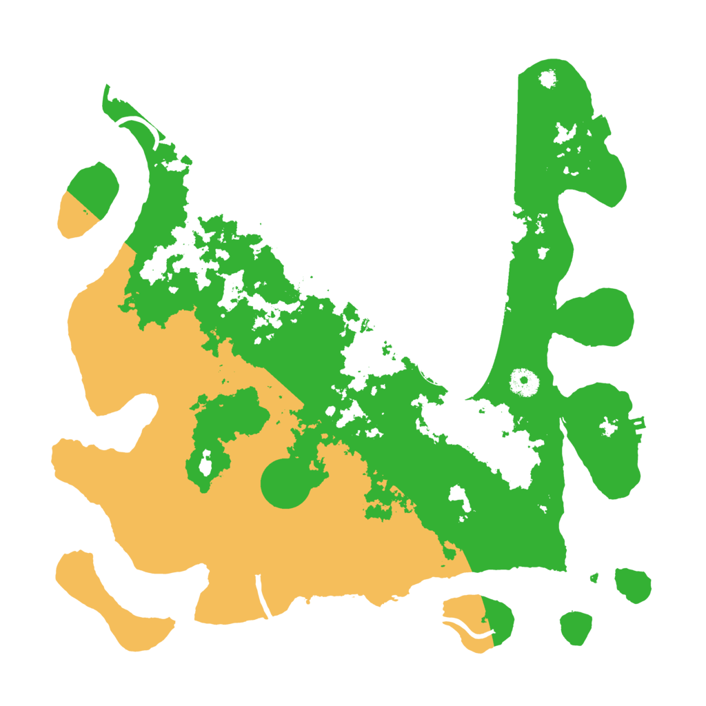 Biome Rust Map: Procedural Map, Size: 3700, Seed: 319987953