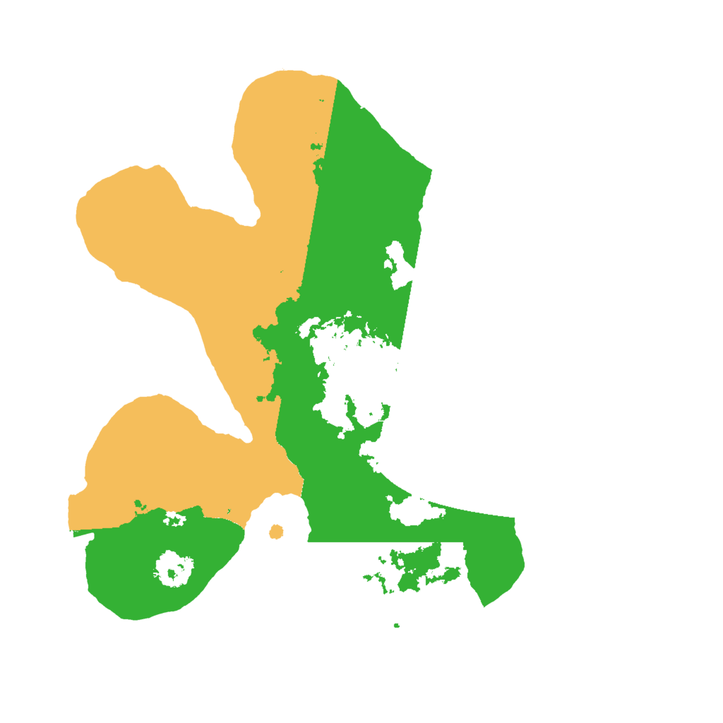 Biome Rust Map: Procedural Map, Size: 2000, Seed: 234576