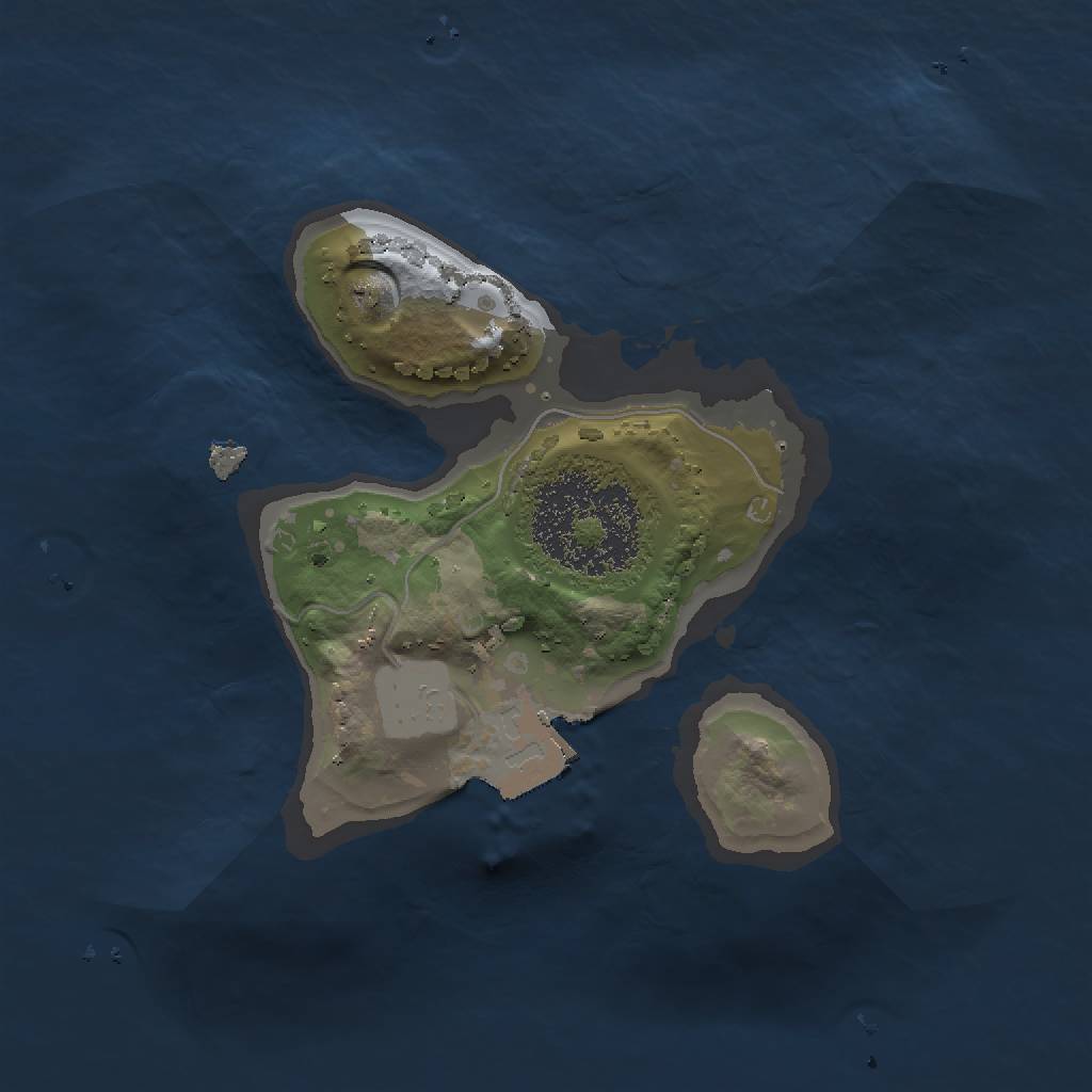 Rust Map: Procedural Map, Size: 1507, Seed: 13825, 3 Monuments
