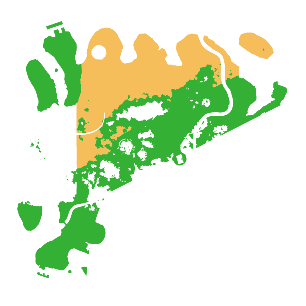 Biome Rust Map: Procedural Map, Size: 3700, Seed: 376694169