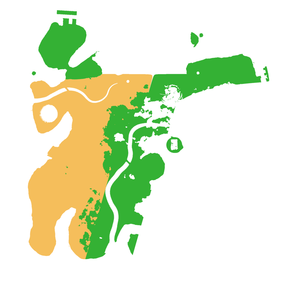 Biome Rust Map: Procedural Map, Size: 3000, Seed: 468202519