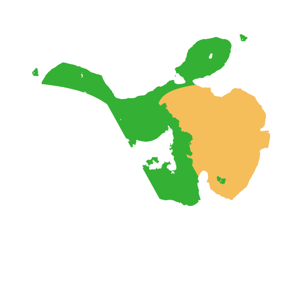 Biome Rust Map: Procedural Map, Size: 2000, Seed: 1542484627