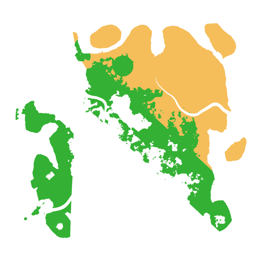 Biome Rust Map: Procedural Map, Size: 3500, Seed: 1886599876