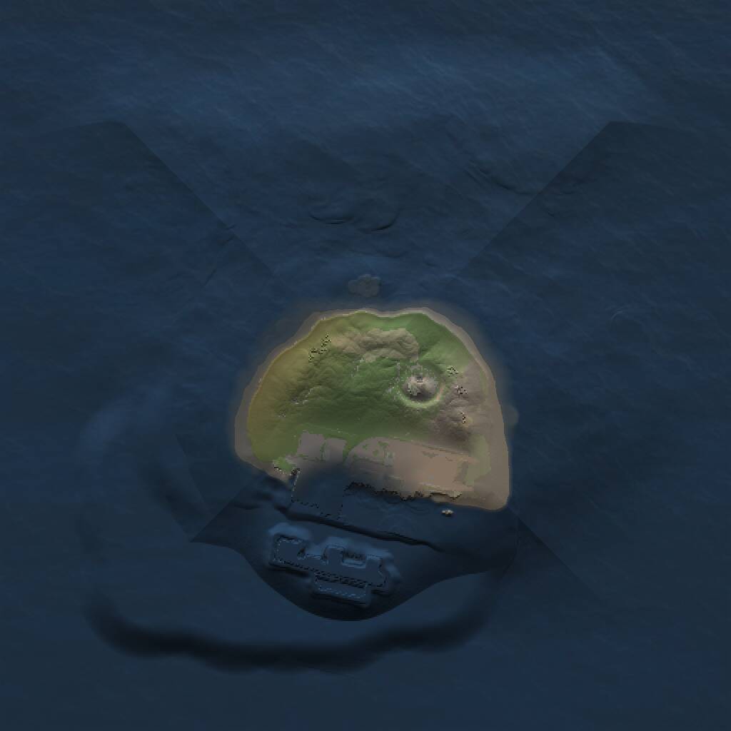 Rust Map: Procedural Map, Size: 1000, Seed: 865730, 2 Monuments