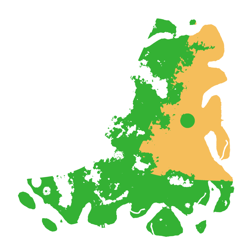 Biome Rust Map: Procedural Map, Size: 4500, Seed: 730671362