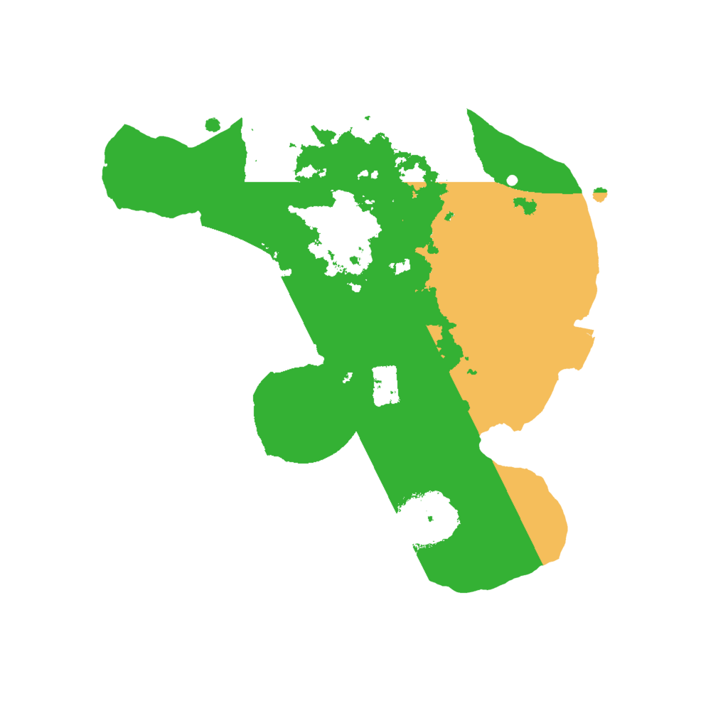 Biome Rust Map: Procedural Map, Size: 2000, Seed: 65218
