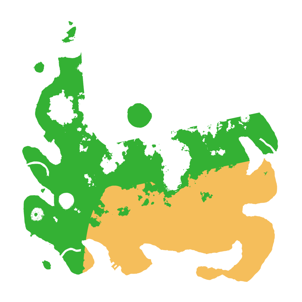 Biome Rust Map: Procedural Map, Size: 3500, Seed: 83527893