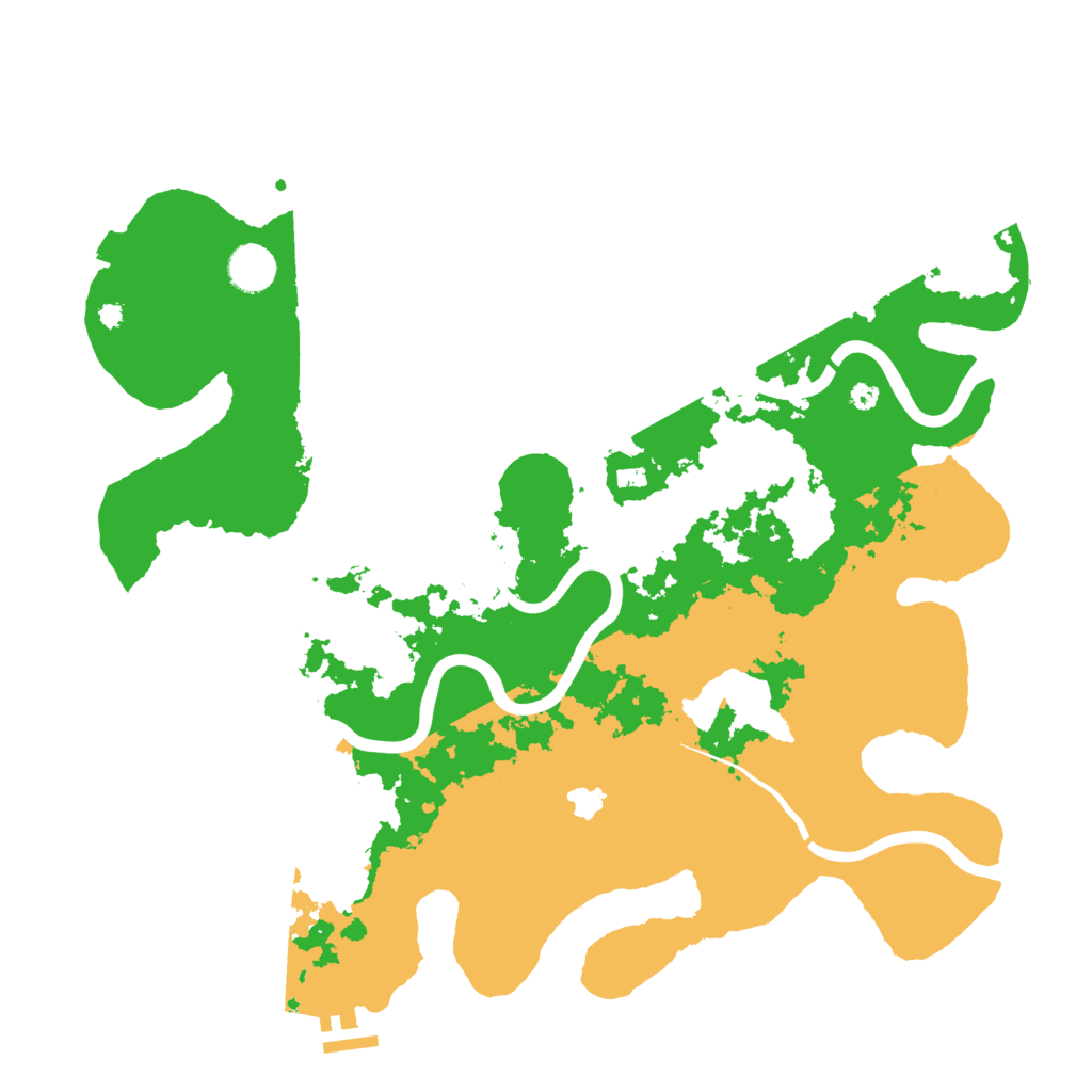 Biome Rust Map: Procedural Map, Size: 4000, Seed: 1037610287