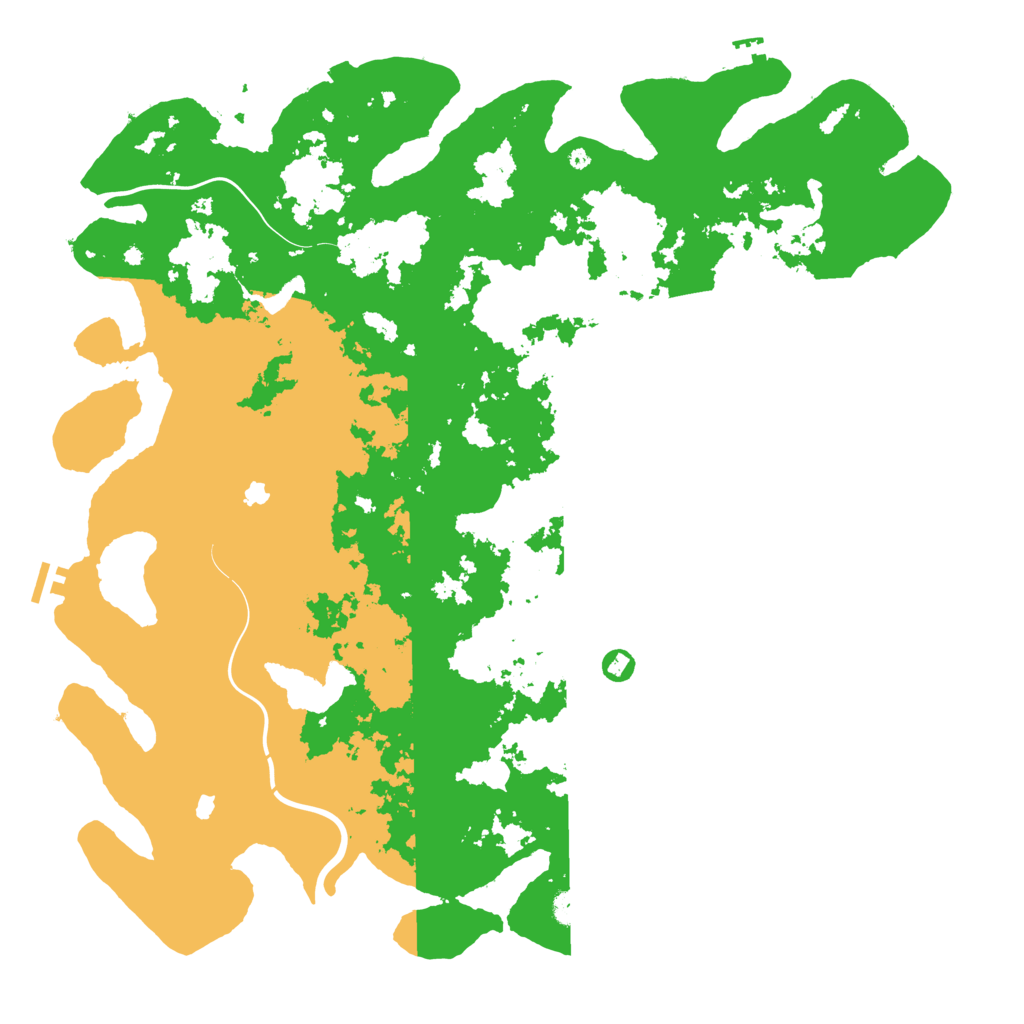 Biome Rust Map: Procedural Map, Size: 5000, Seed: 1279446573