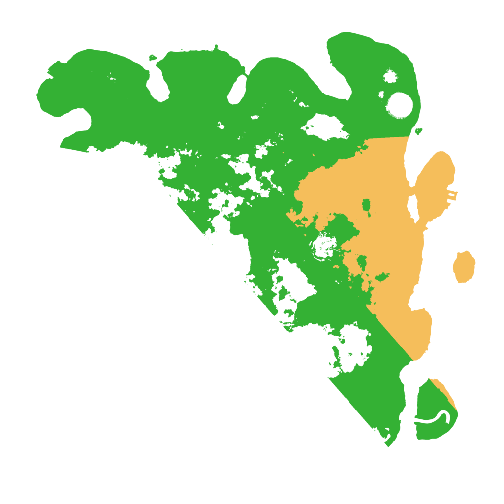 Biome Rust Map: Procedural Map, Size: 3500, Seed: 83527894