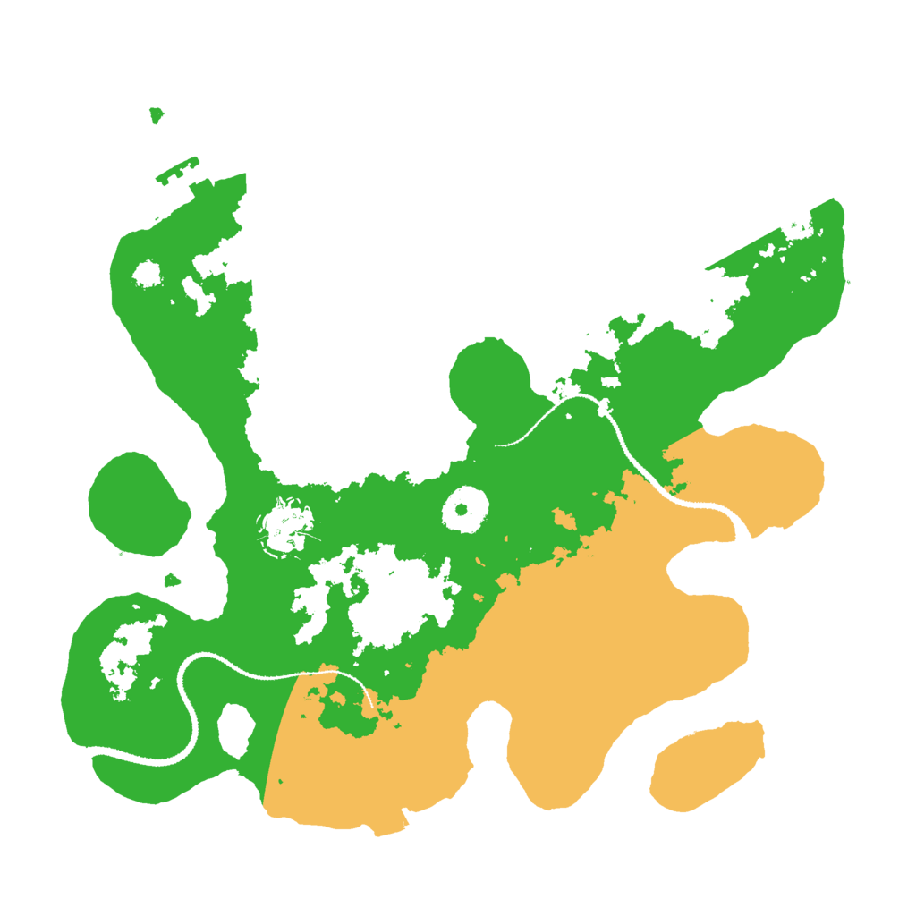Biome Rust Map: Procedural Map, Size: 3000, Seed: 1037610287